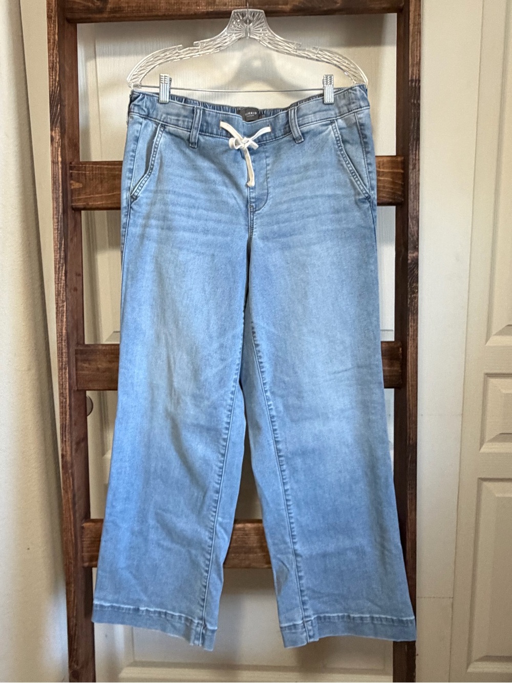 torrid Light Blue Wide-Leg Denim with Drawstring